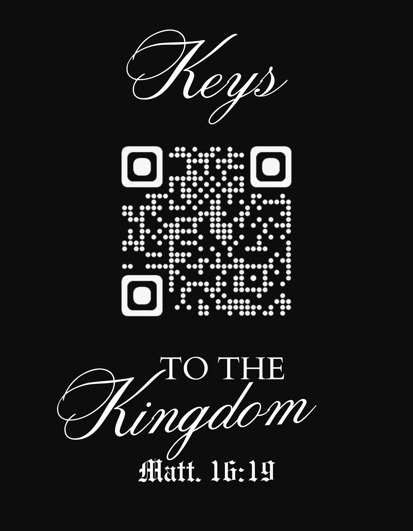 Keys to the Kingdom Oversized/Boxy T-shirt